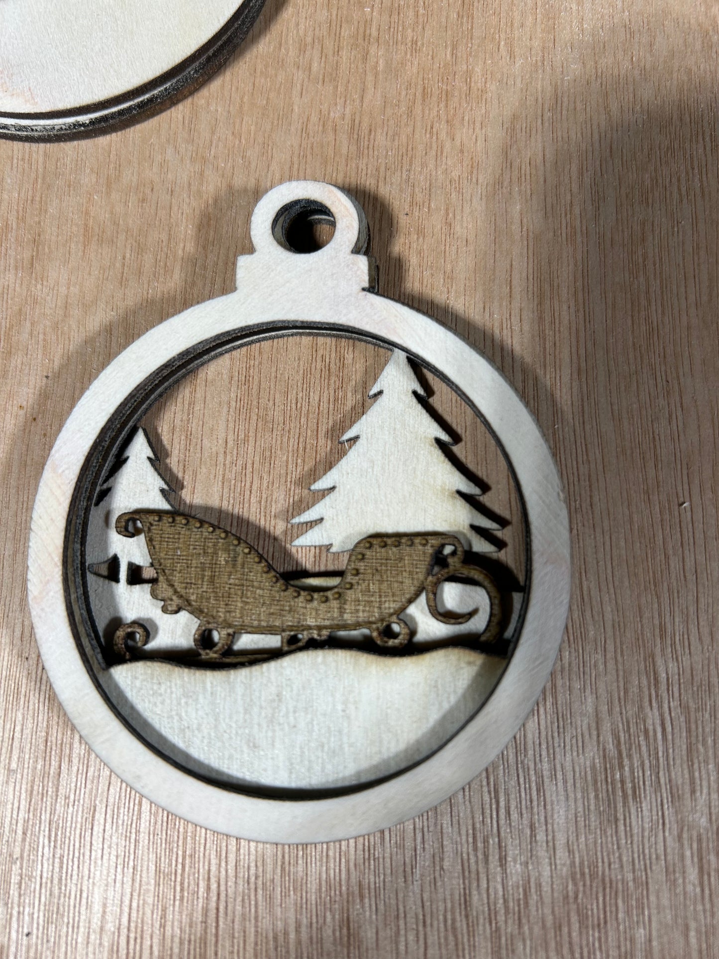 Christmas Wooden Bauble