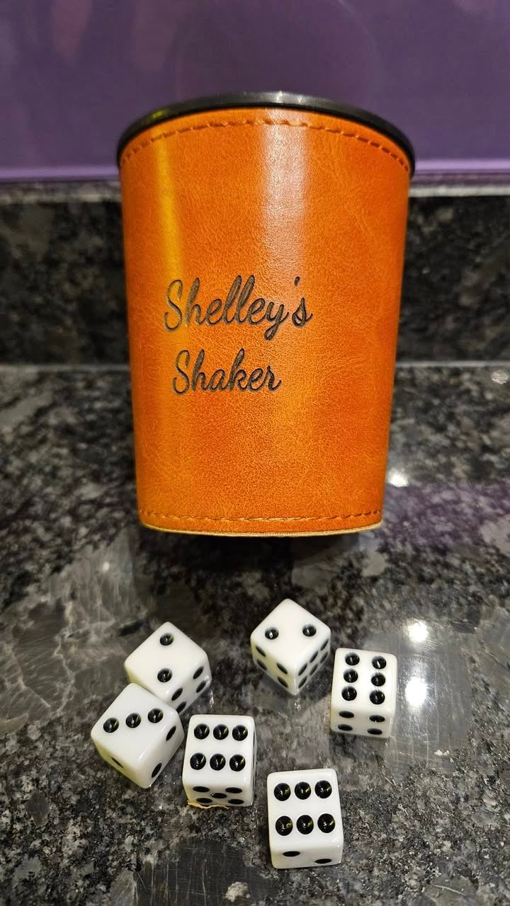 Personalised Dice Shaker